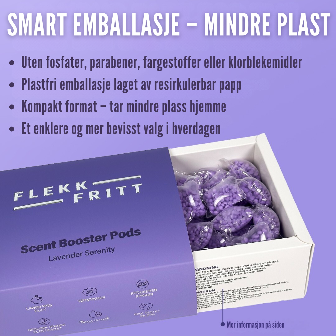 Flekkfritt Duftforsterkende pods Lavender Serenity 50 stk
