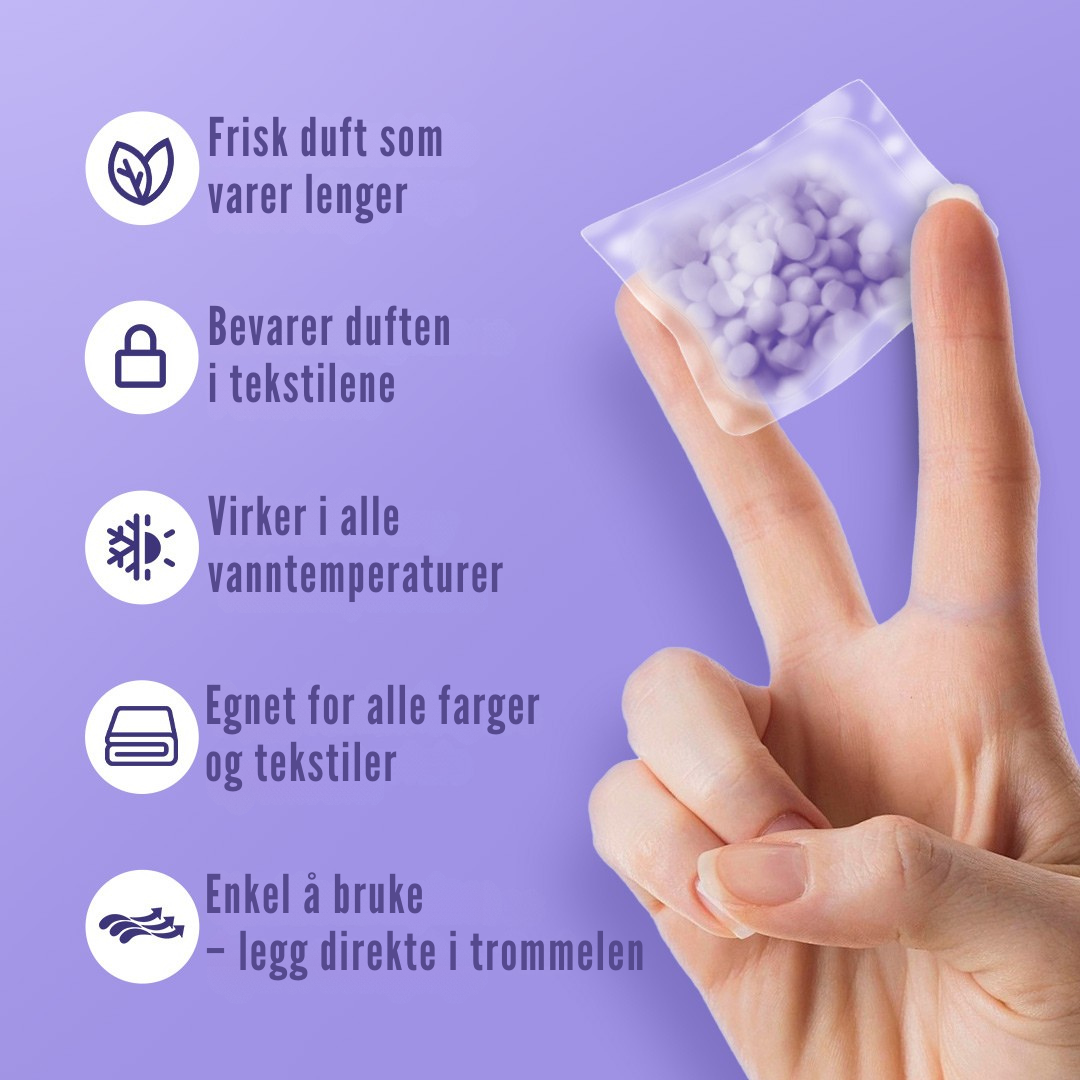 Flekkfritt Duftforsterkende pods Lavender Serenity 50 stk