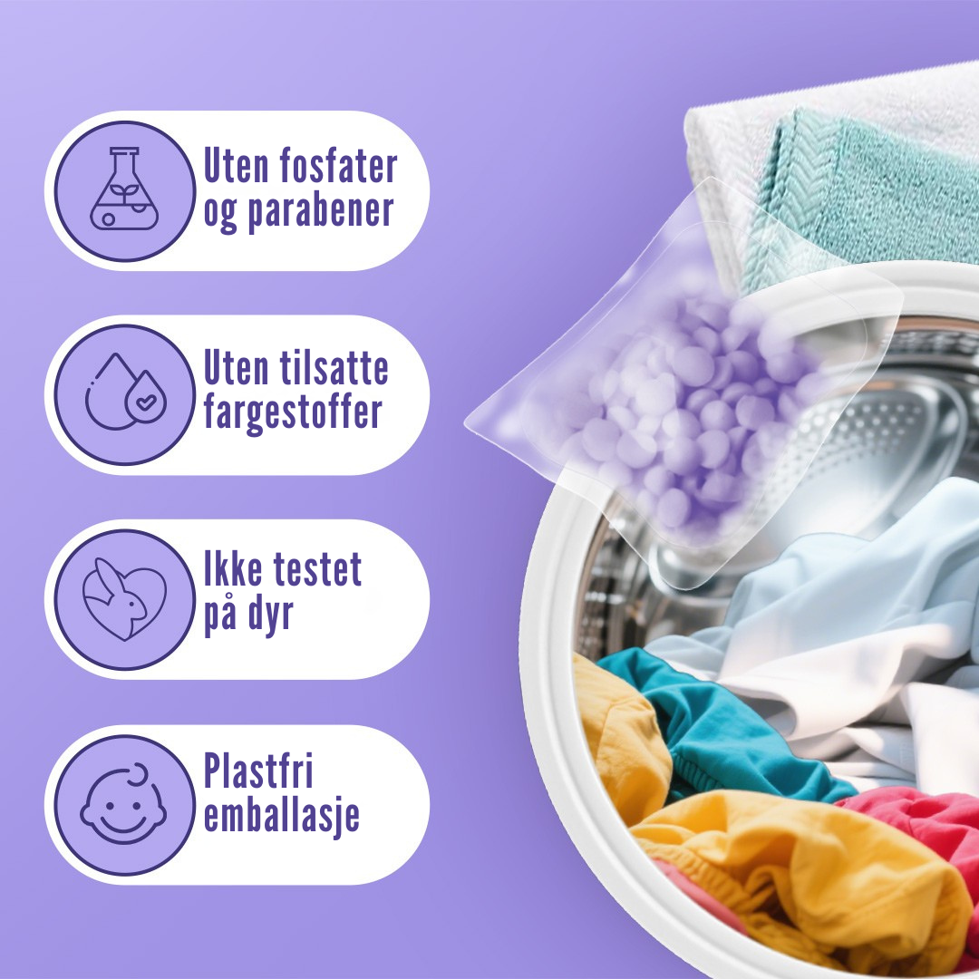 Flekkfritt Duftforsterkende pods Lavender Serenity 50 stk